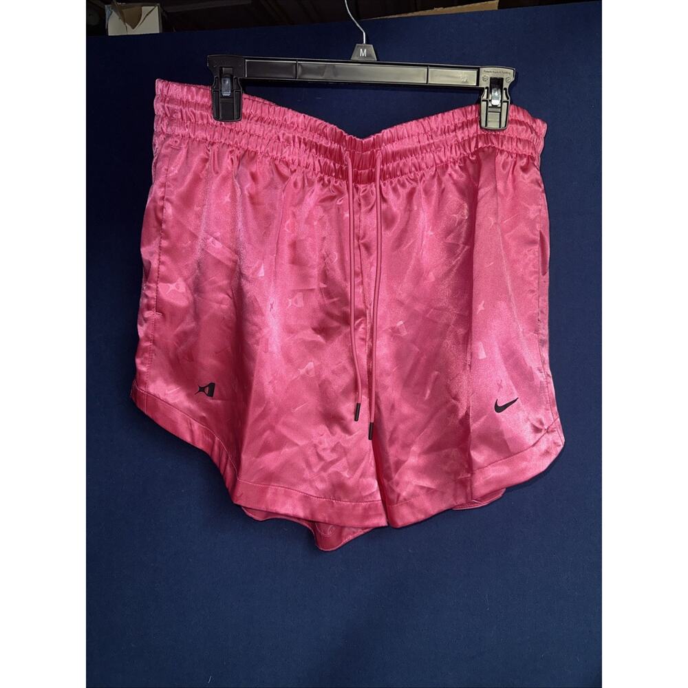Nike A’ja Wilson Pink Satin Sample Dri-Fit Shorts Women’s HM7710-684 Size XL NWT